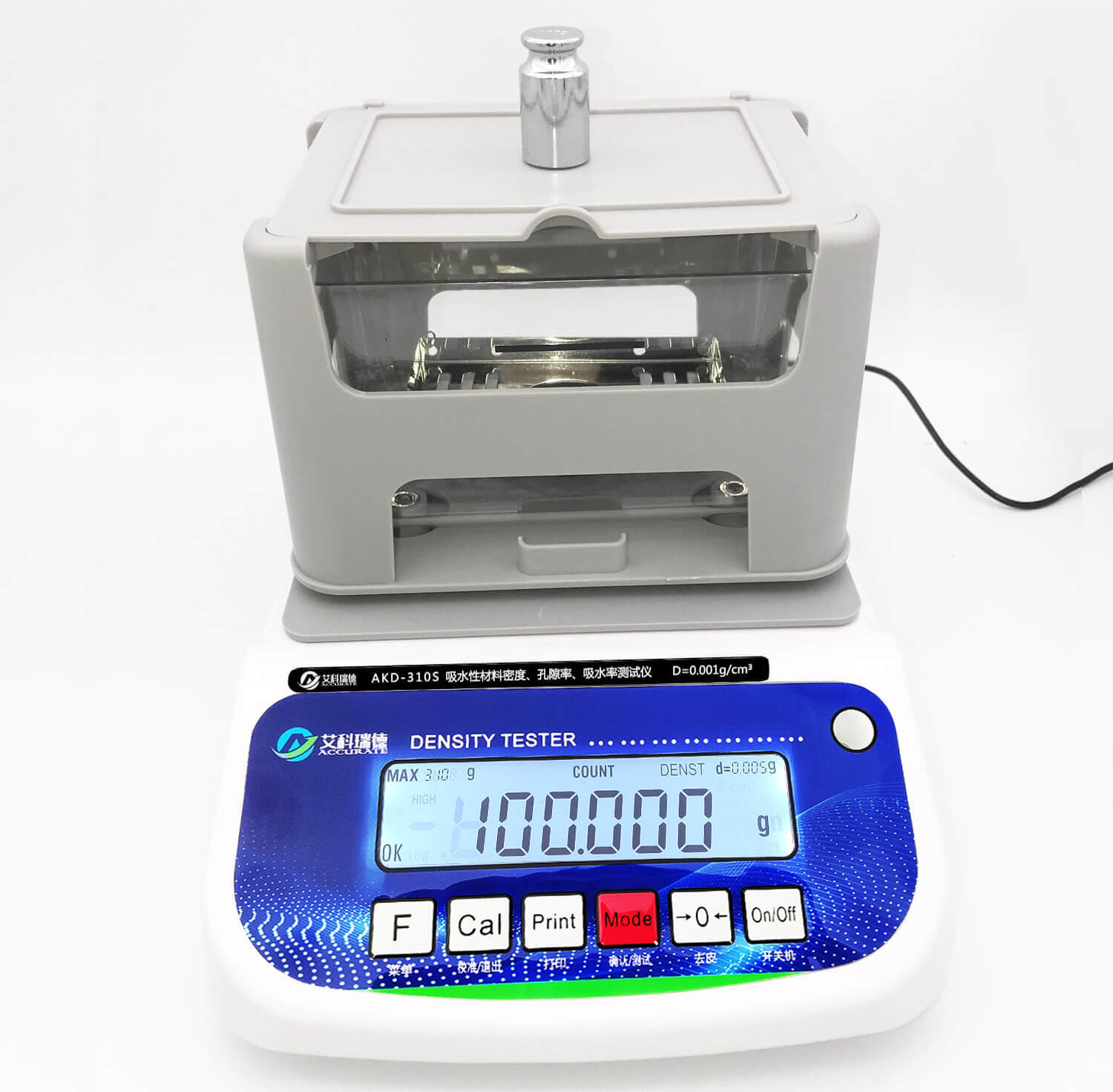 AKD-310S吸水性材料密度、孔隙率、吸水率測試儀